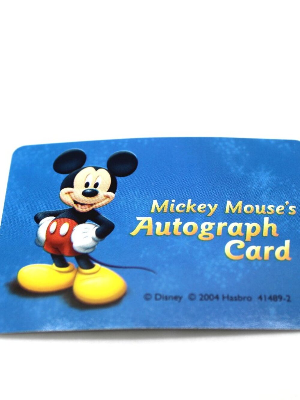 Disney Magic Kingdom 2004 Board Game Mickey Mouse Autograph Card Replacement Pc
